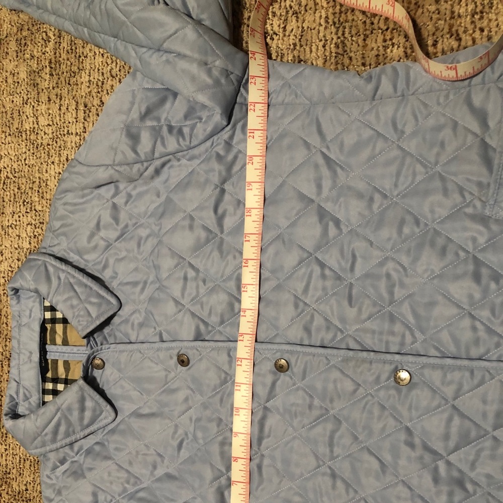 Burberry Light Blue Quilted Jacket - Picture 9 of 11